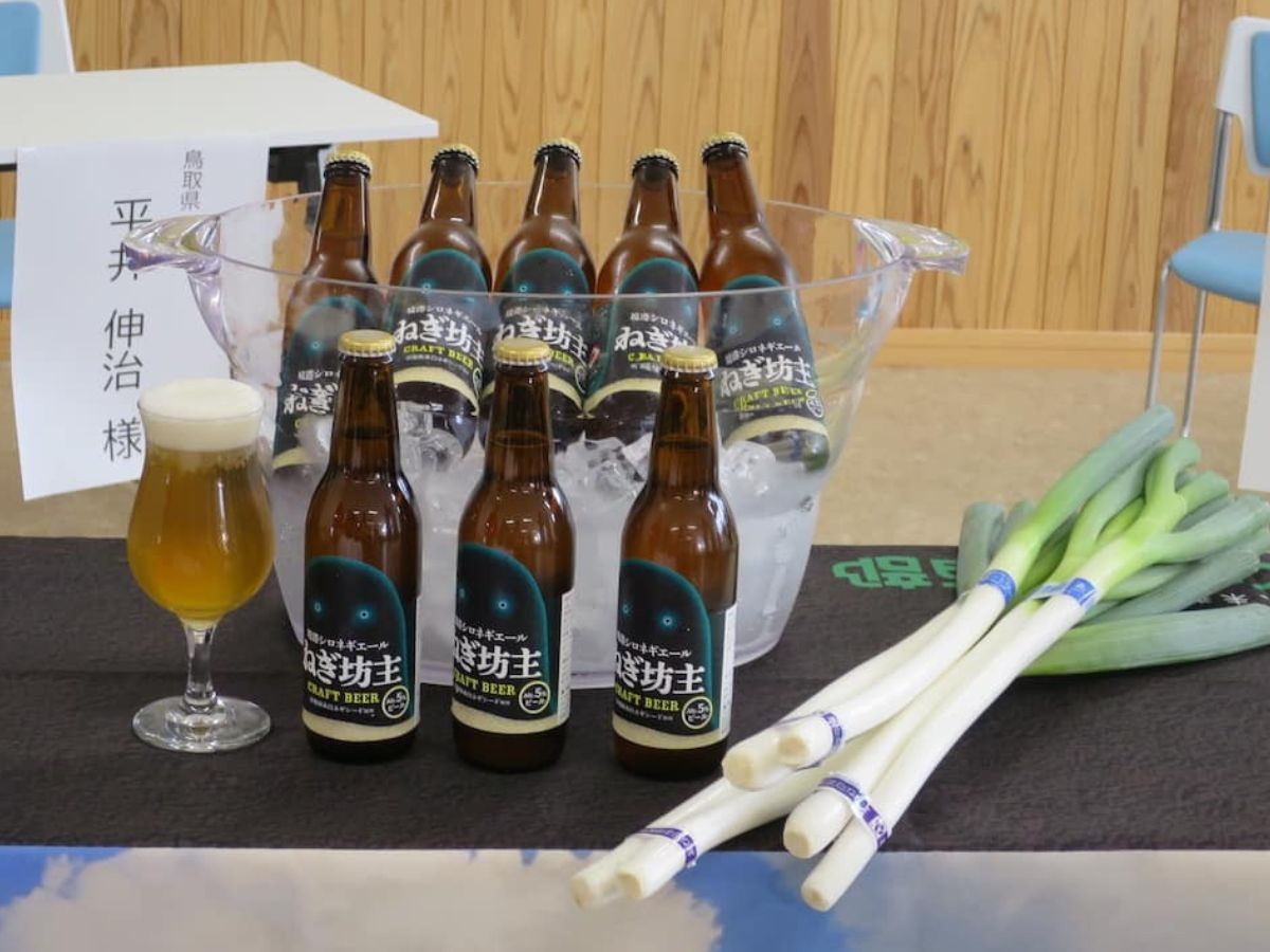 鳥取県境港市で誕生した新クラフトビール「境港シロネギエール ねぎ坊主」