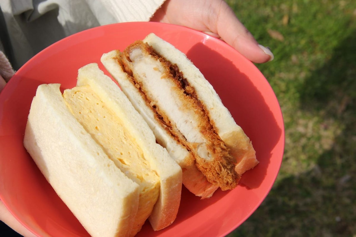 島根県松江市にある『カフェエール』で提供しているサンドイッチ