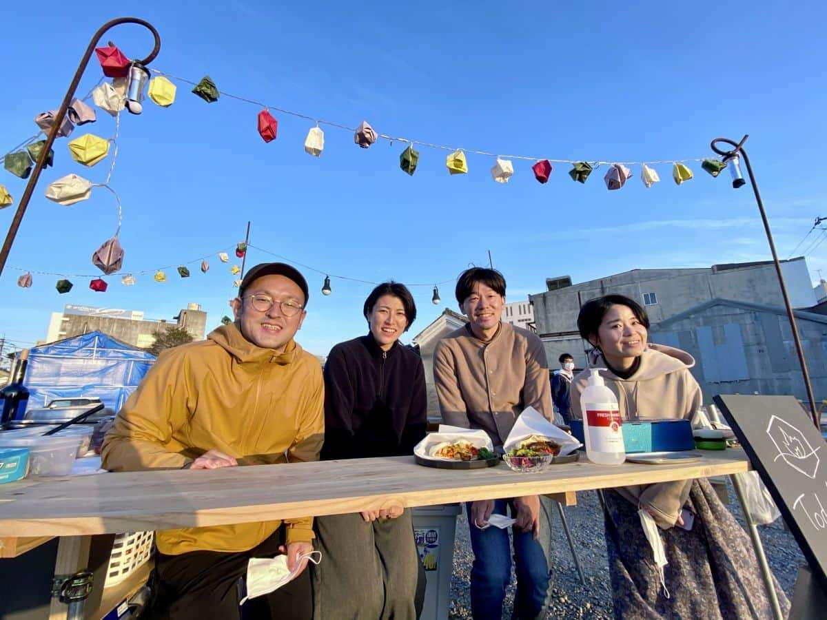 松江市_イベント_リヤカー屋台ROKKAKU_ロッカク_焚火