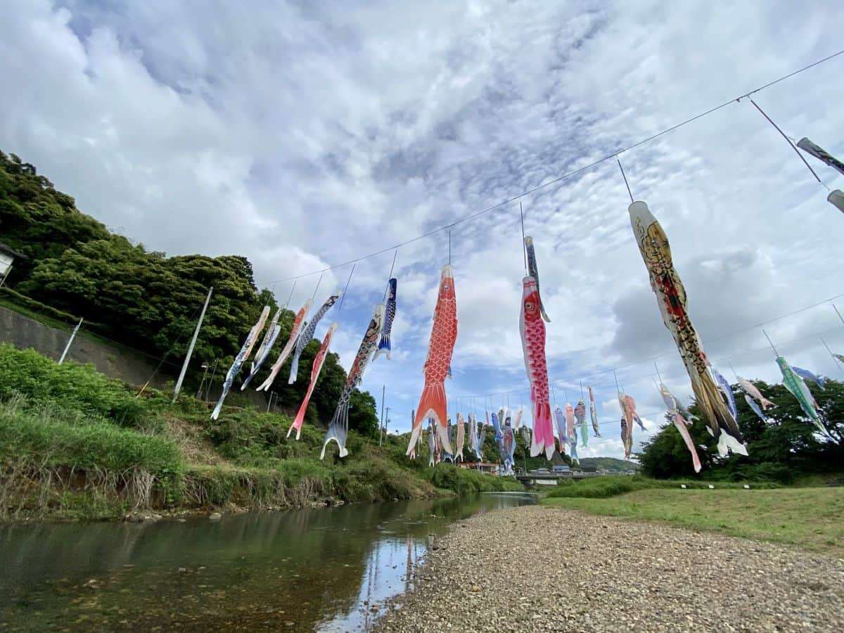 松江市八雲町_日吉親水公園_八雲ゆう游こいのぼり2021