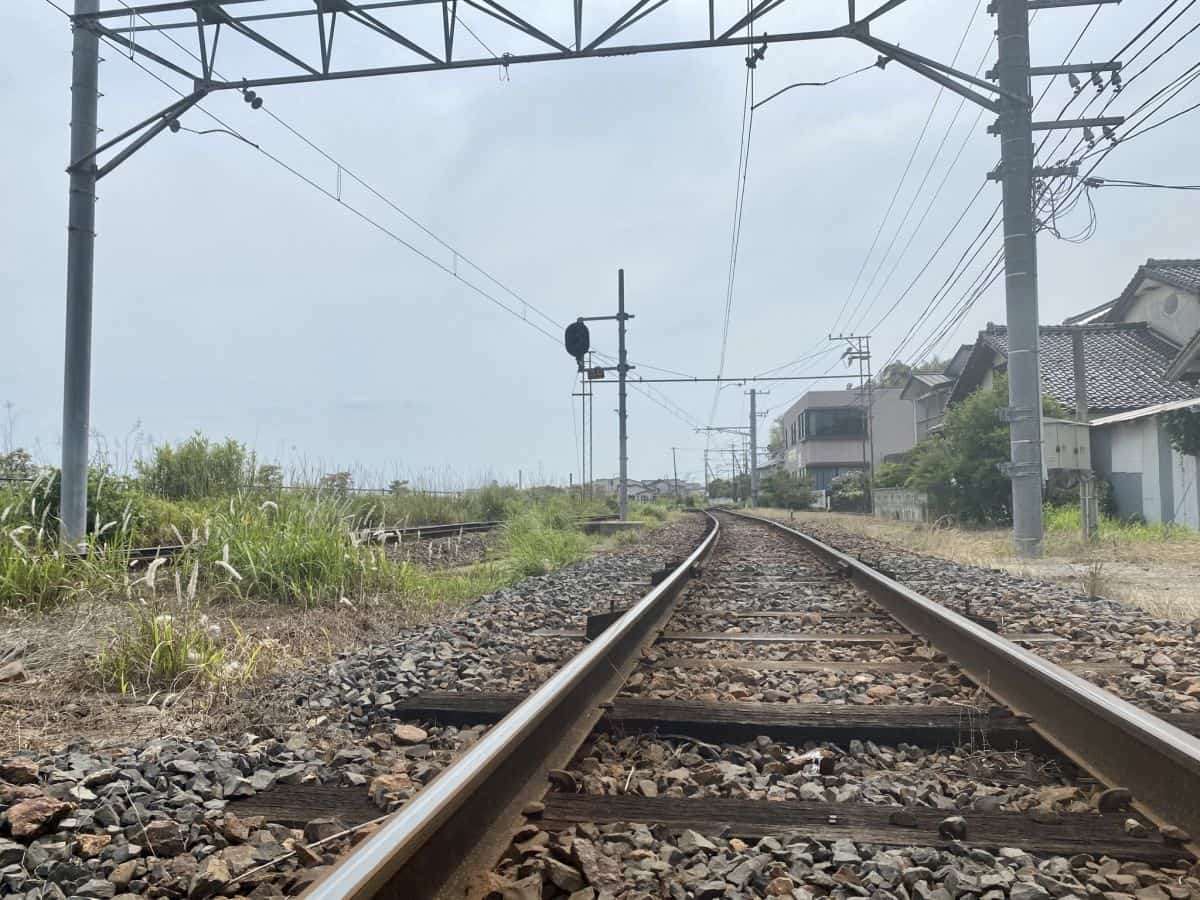 島根県松江市_海の見える駅_宍道湖_秋鹿町駅_一畑電車