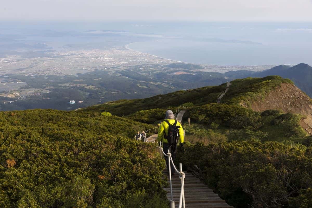 大山山頂からの眺め