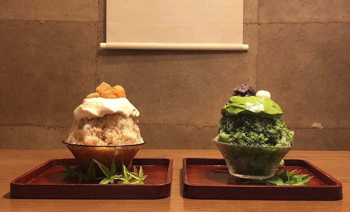 島根県松江市の日本茶カフェ『スカラベ別邸』のおすすめかき氷