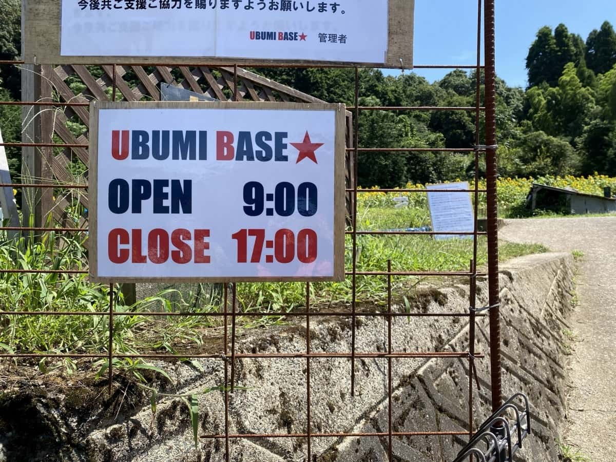 鳥取県鳥取市_ひまわり畑_穴場_人気_UBUMI BASE☆_ウブミベース_開催期間_料金