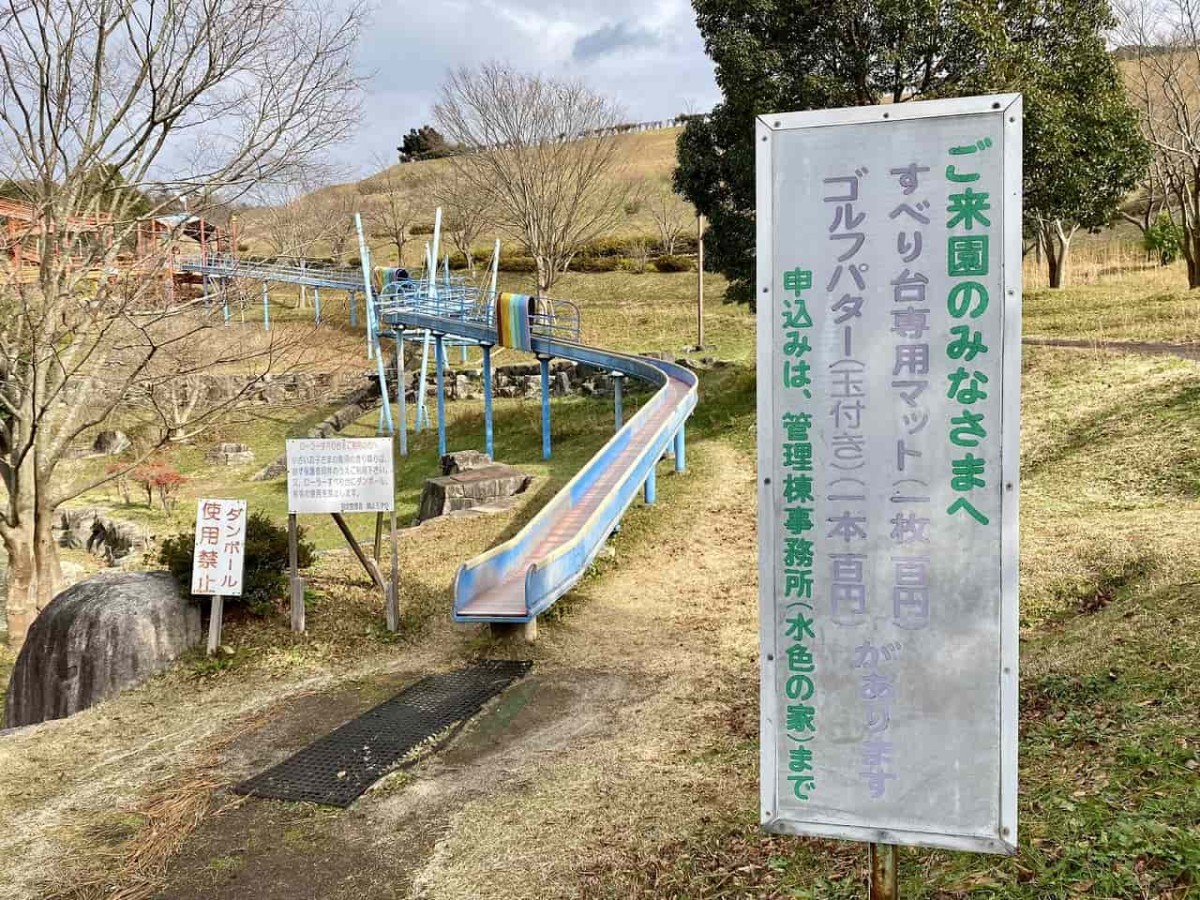 鳥取県鳥取市_用瀬町運動公園_家族_お出かけ_子連れ_ローラーすべり台_桜_花見_スポーツ