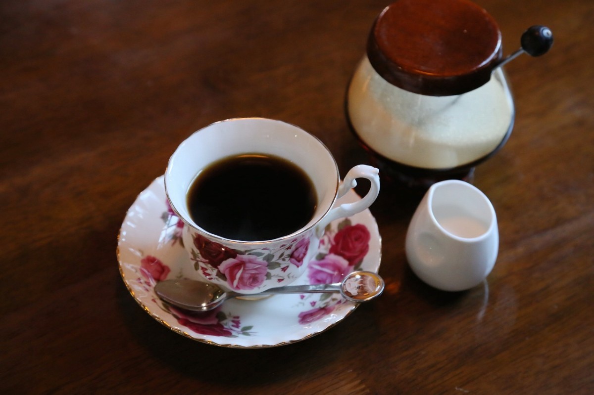 鳥取県倉吉市の老舗喫茶店『TEA LOUNGE diana（ダイアナ）』のブレンドコーヒー