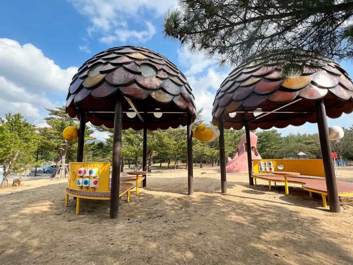 島根県出雲市の『島根県立浜山公園』の様子