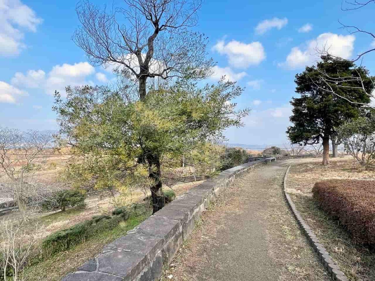 島根県松江市・大根島にある『大塚山公園』の様子