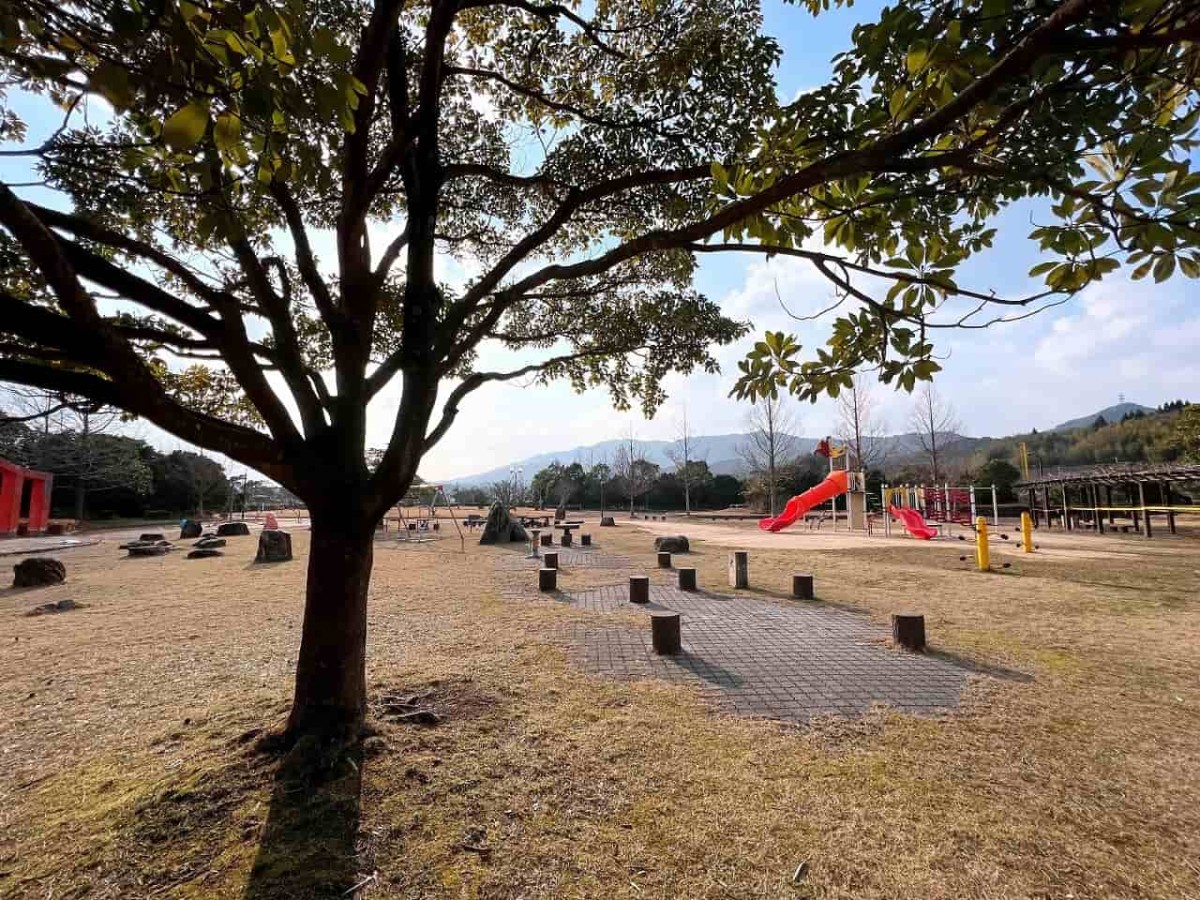 島根県松江市美保関町にある『美保関町総合運動公園』の様子