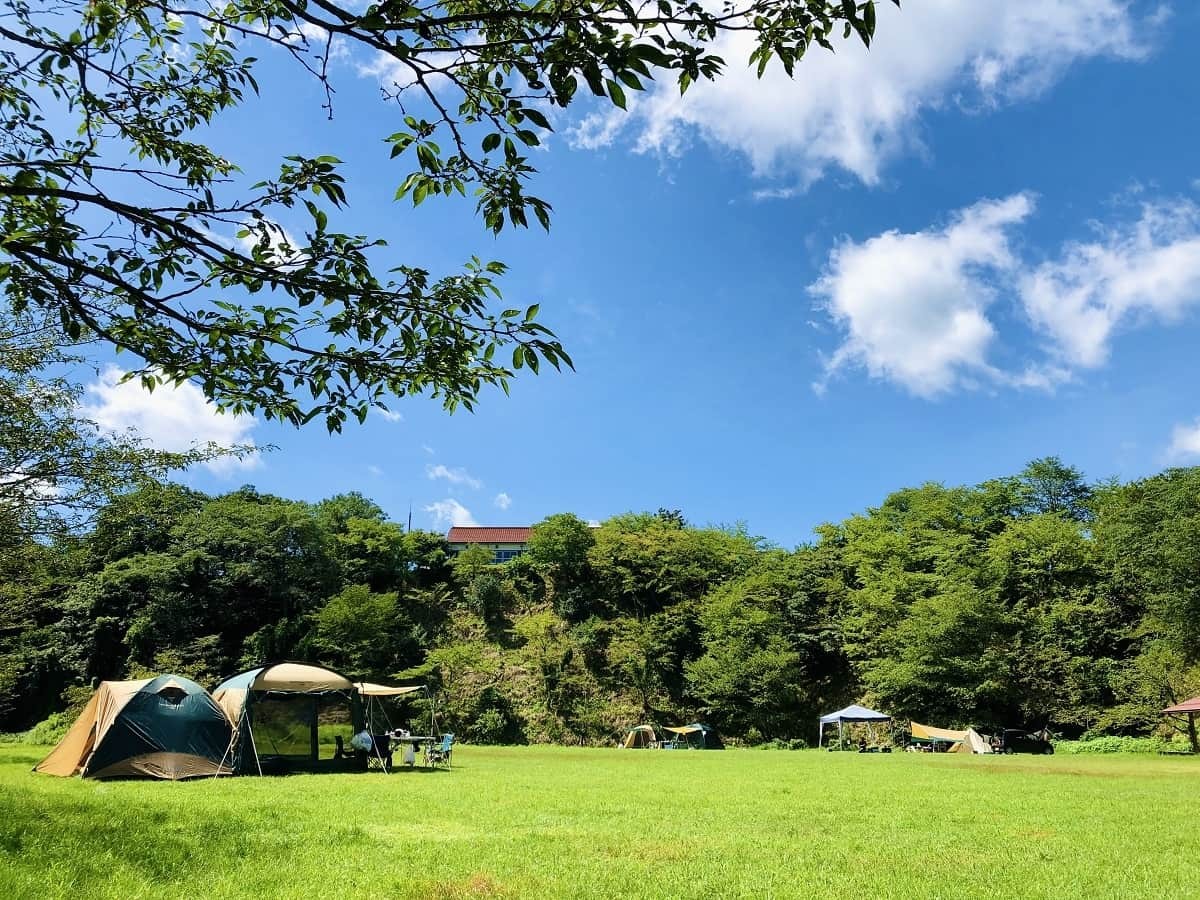 島根県雲南市にあるおすすめのアウトドア・お出かけ施設『健康の森』のキャンプサイト