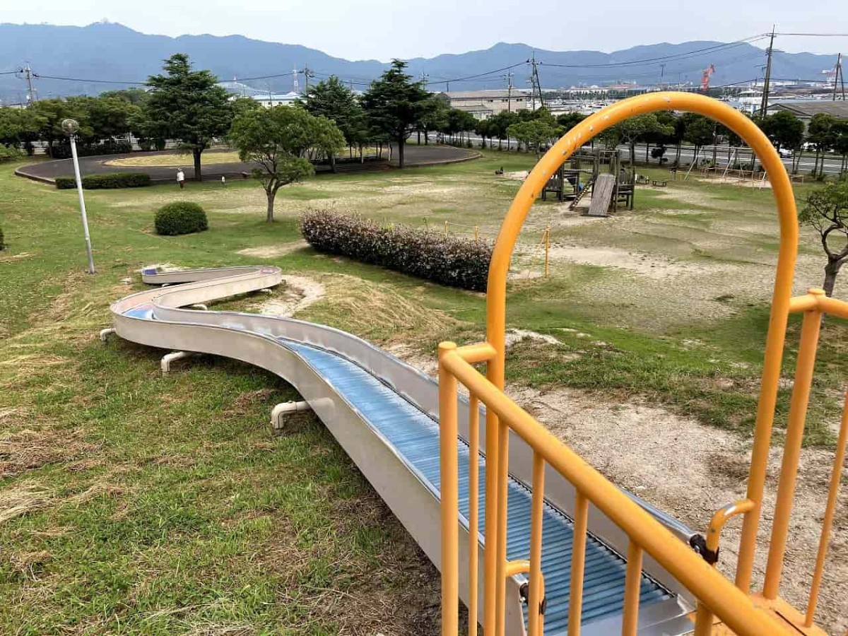 鳥取県境港市にある『境港海浜公園』の様子