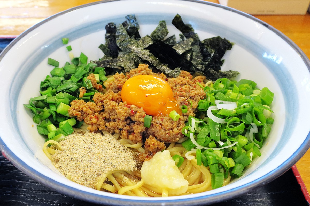 鳥取県米子市の人気ラーメン店『麺屋 無双』の新メニュー「台湾まぜそば」