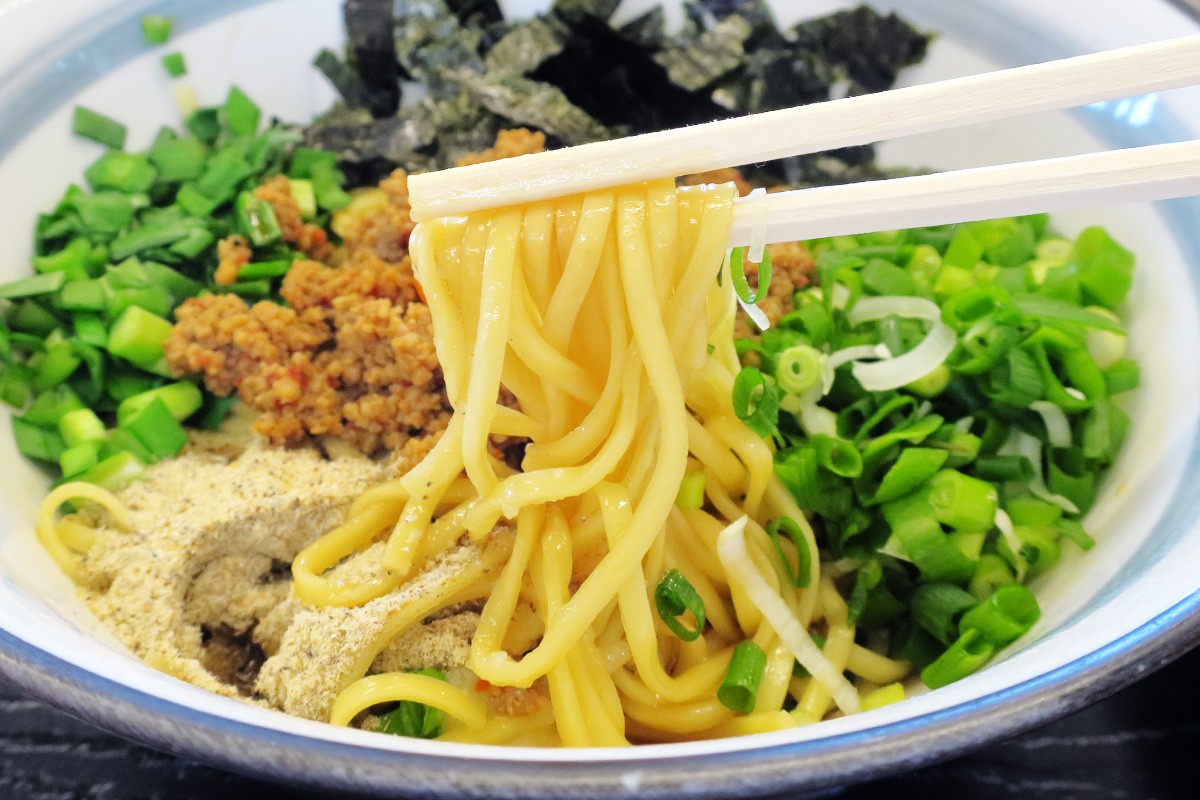 鳥取県米子市の人気ラーメン店『麺屋 無双』の新メニュー「台湾まぜそば」