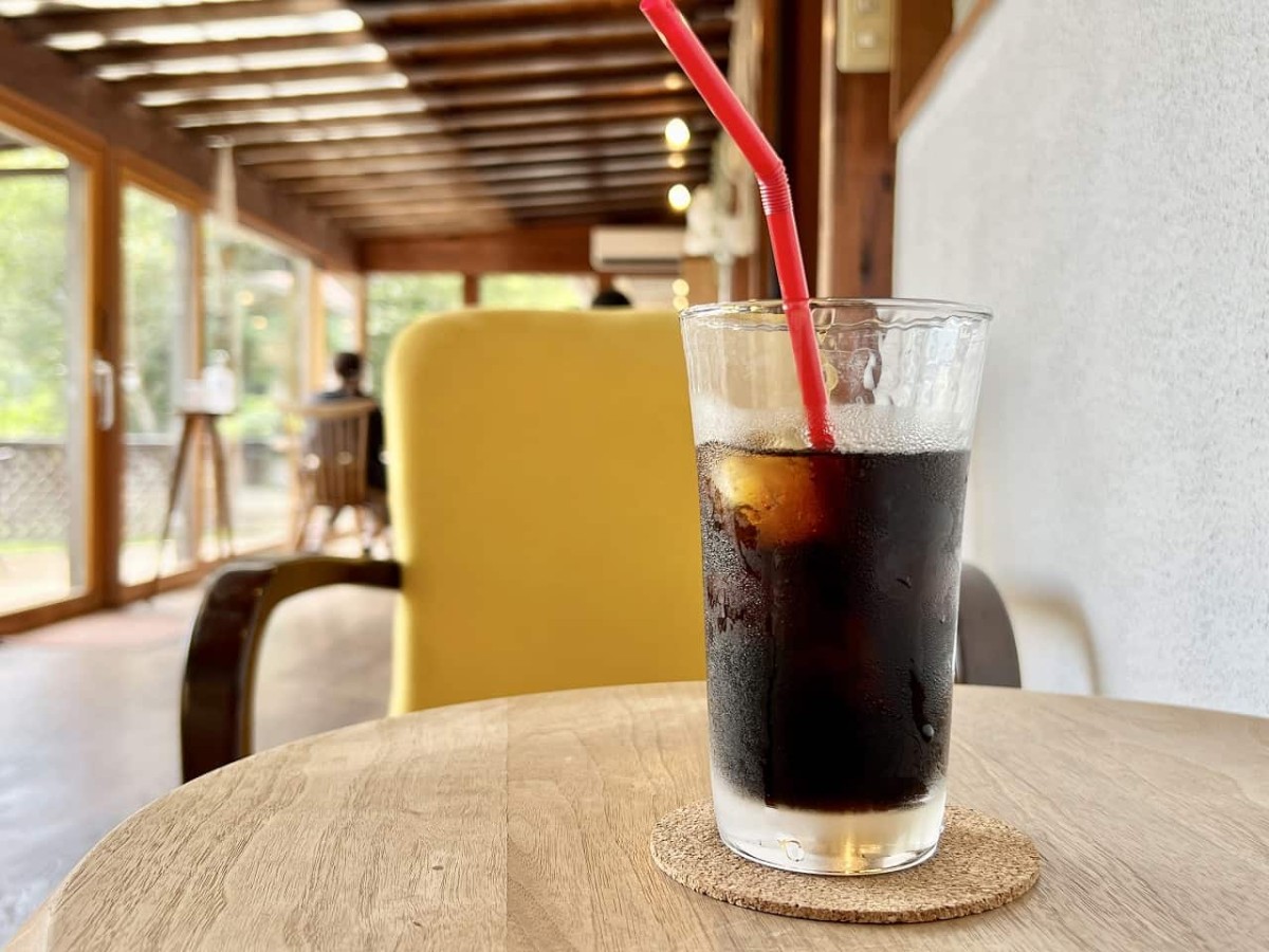 島根県安来市のカフェ『シェリーカフェ』のアイスコーヒーの写真