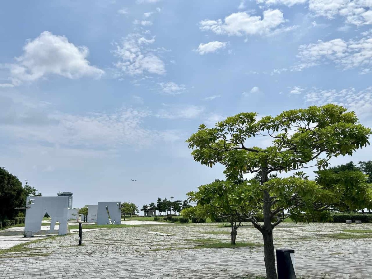 鳥取県境港市の『夢みなと公園』の様子