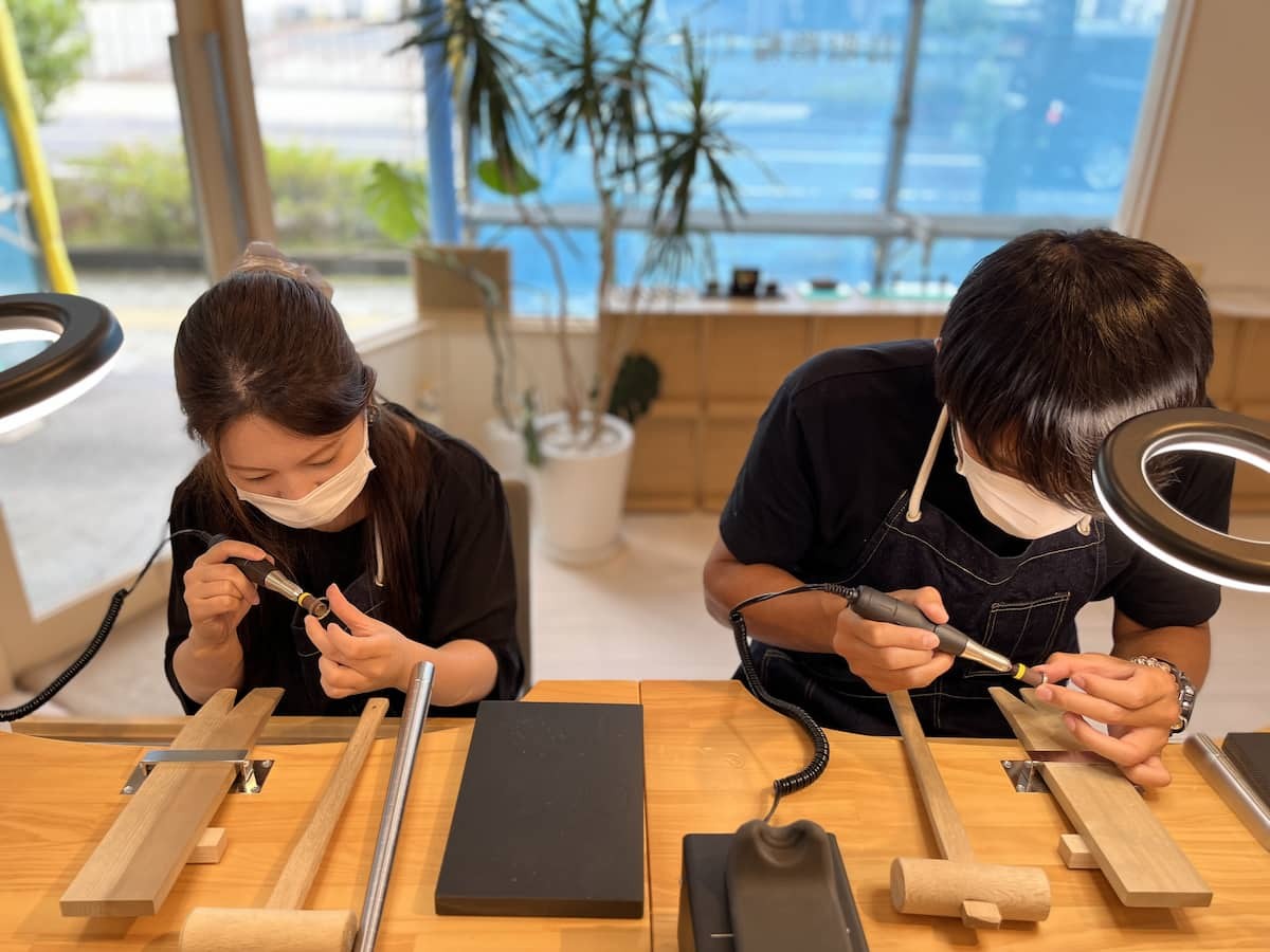 鳥取市にオープンした『鳥取指輪工房 prod by NONBODY』の制作過程