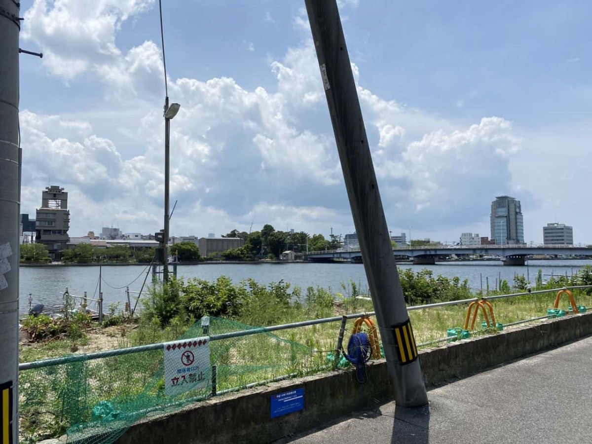 島根県松江市東本町にあったミニ公園『なかよし遊園地』の跡地