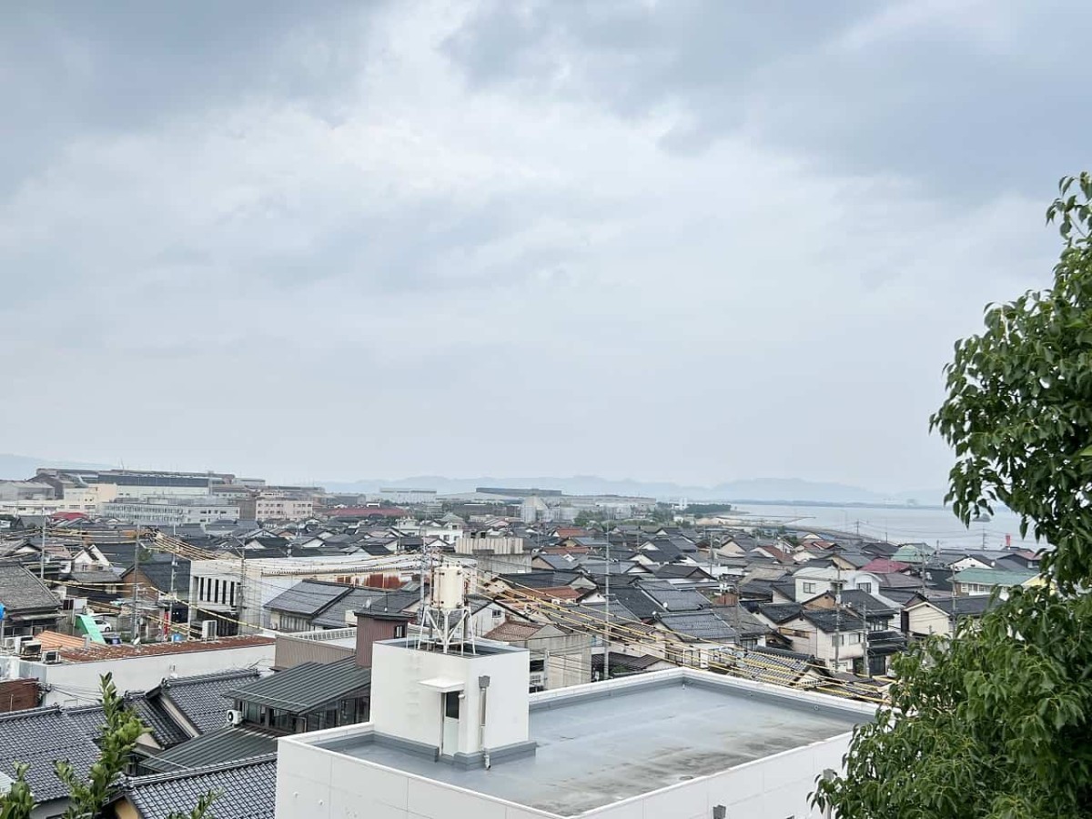 島根県安来市にある『あたご山展望公園』の様子