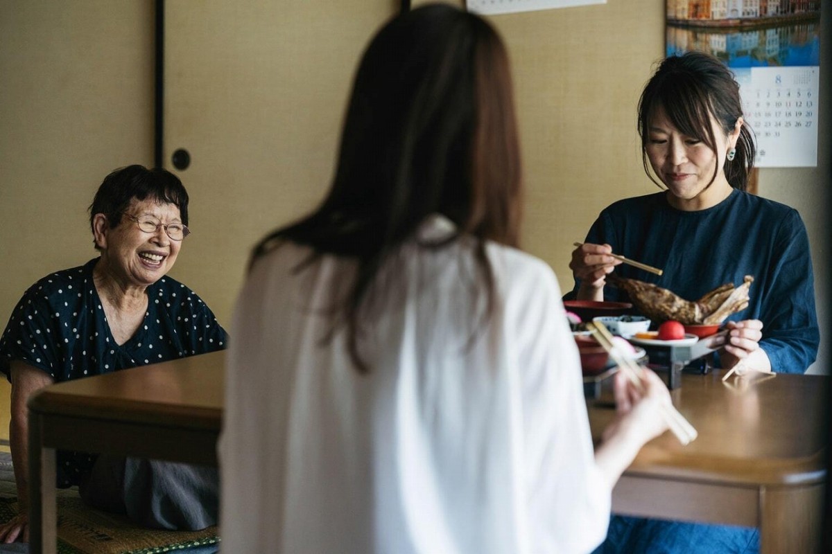 島根県出雲市の木綿街道にある宿泊施設『RITA』での朝食風景