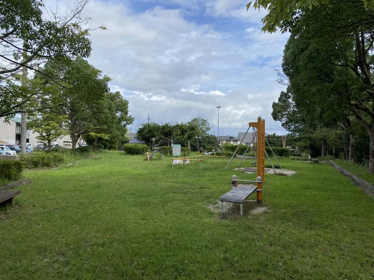 島根県松江市浜乃木にある『国尾公園』の園内全景