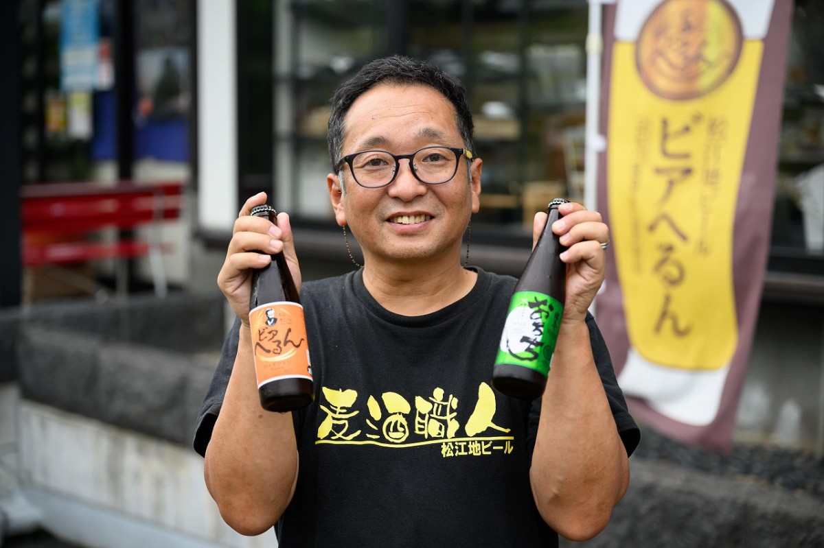 島根県松江市にあるクラフトビール醸造所『松江ビアへるん』のブルワー