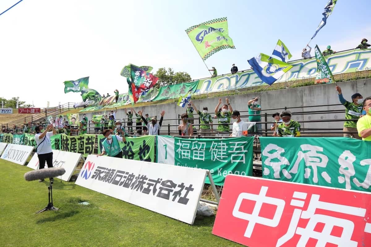 鳥取県のプロサッカークラブ「ガイナーレ鳥取」の応援団