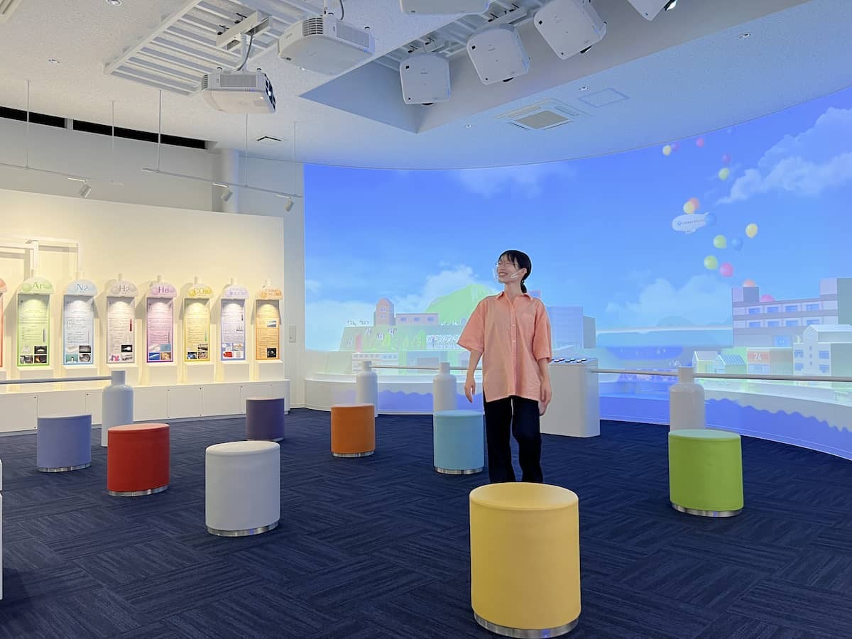 島根県安来市にある子ども連れスポット『さんそ学習館ケイオス』の展示室