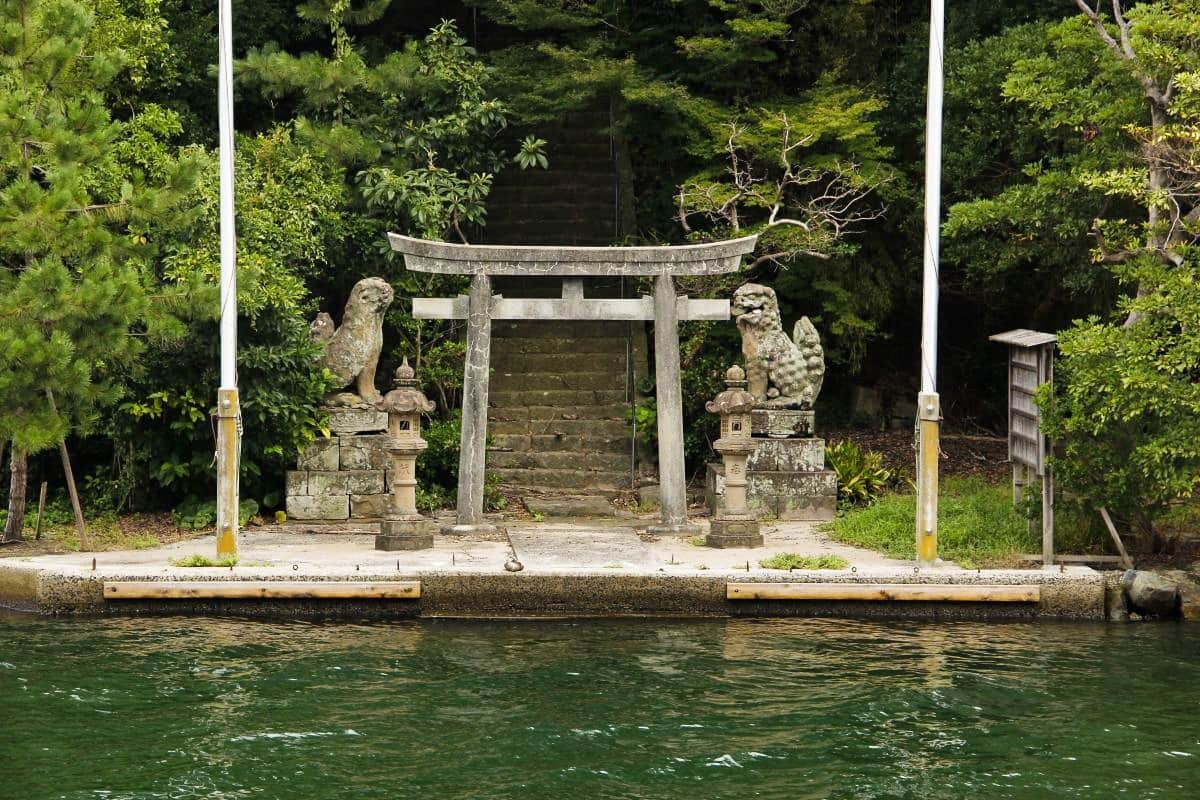 島根県松江市にある神社『手間天神社』の景観