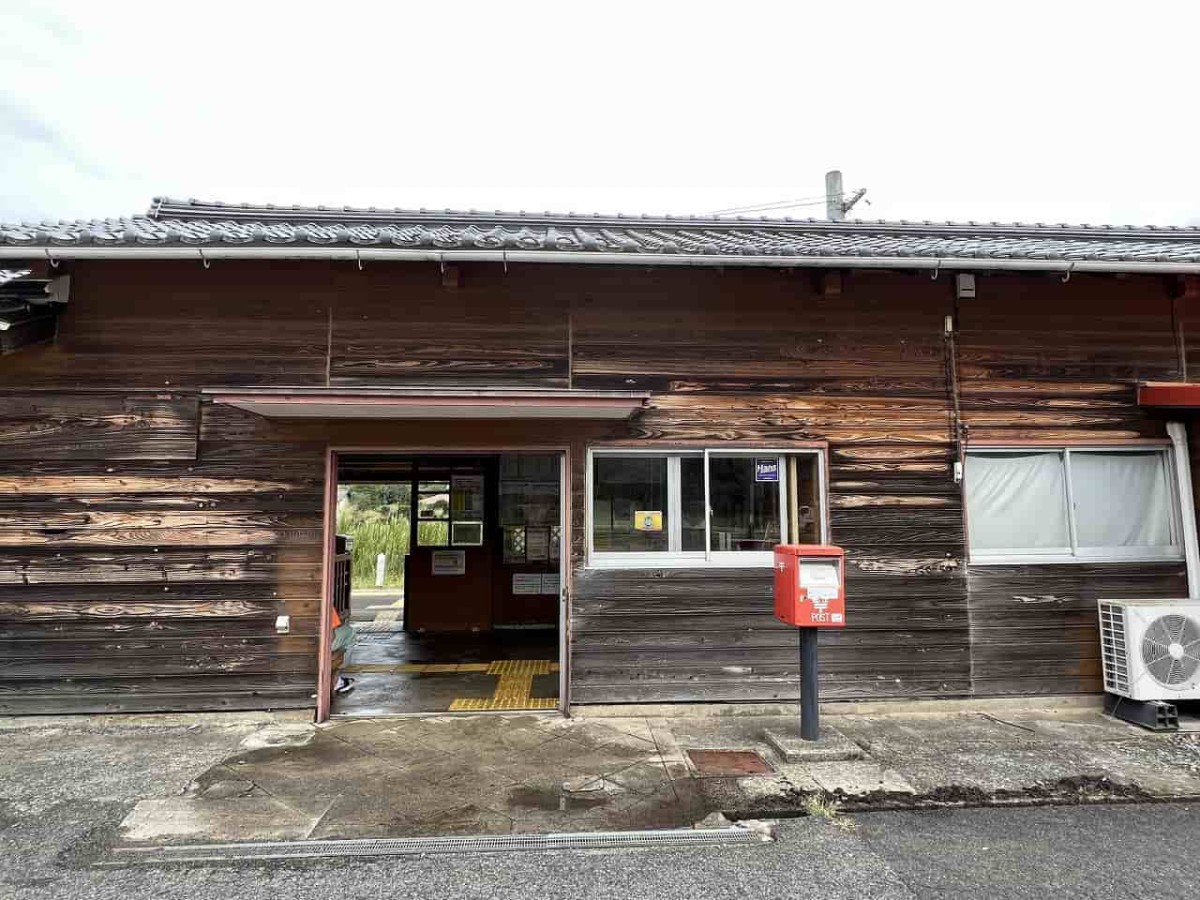 島根県出雲市にある『一畑口駅』の様子