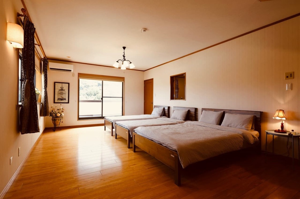島根県松江市にある「森の香」の寝室