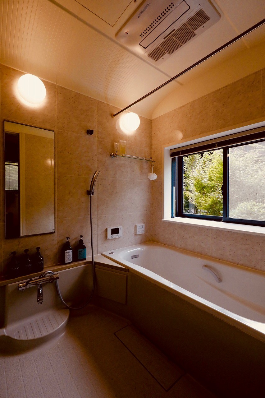 島根県松江市にある「森の香」の浴室