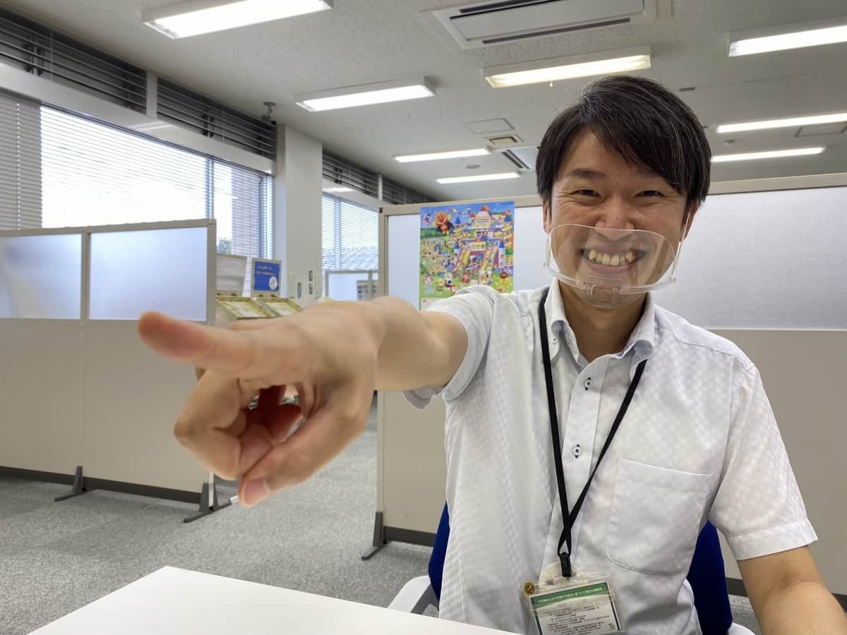 JAしまねの「住宅ローン」取材中の様子