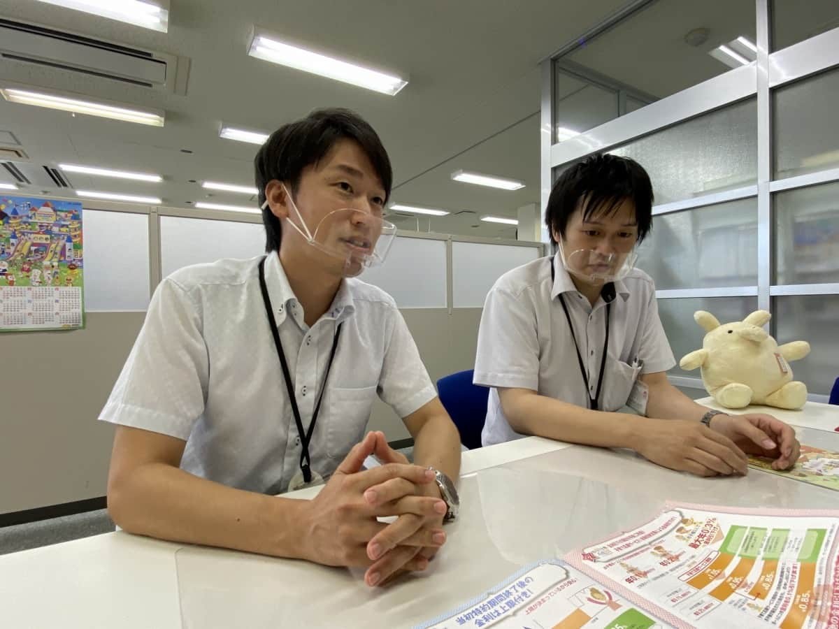 JAしまねの「住宅ローン」取材中の様子