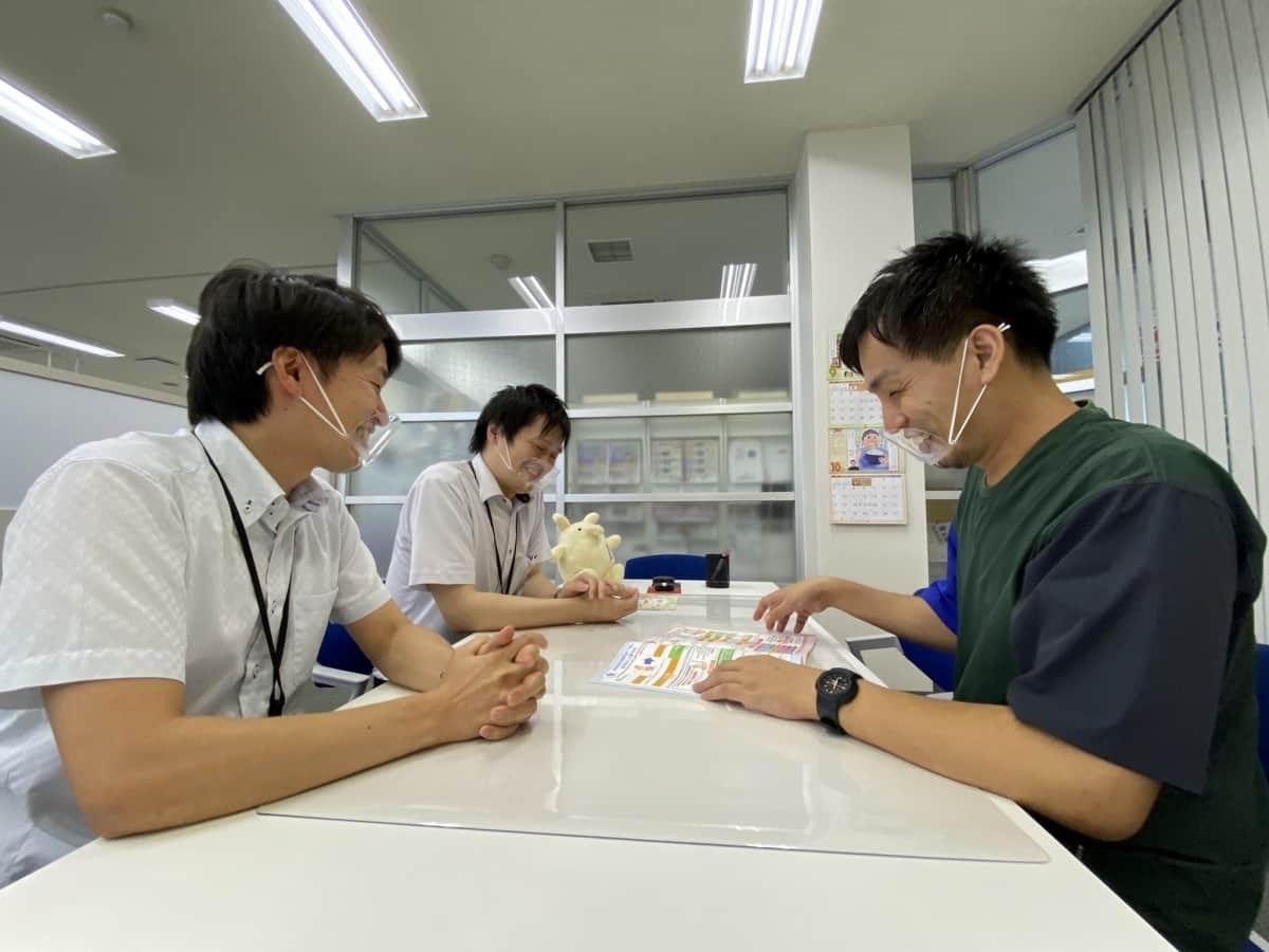 JAしまねの「住宅ローン」取材中の様子