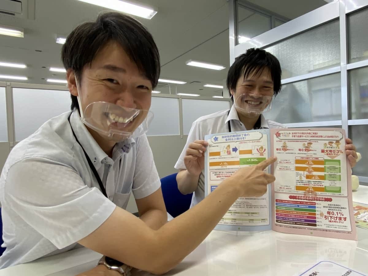 JAしまねの「住宅ローン」取材中の様子
