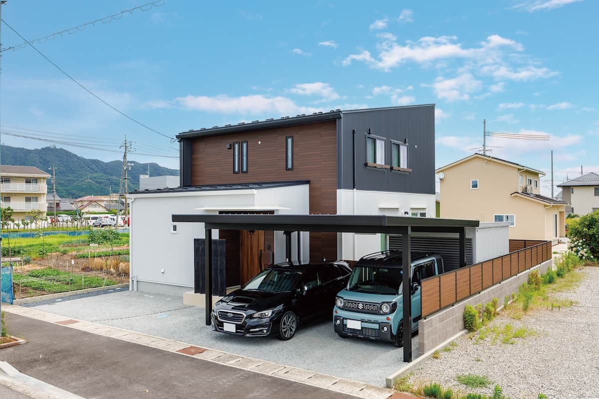 鳥取県境港市のおすすめ工務店「安達建築設計事務所」による新築事例の外観