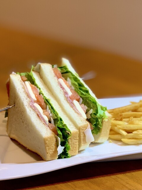 鳥取県米子市にある「Take2nd」のサンドイッチ