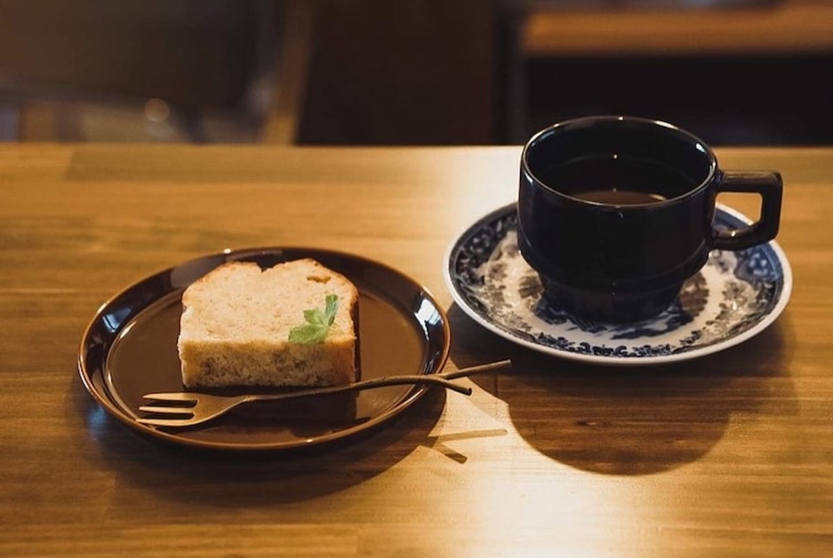鳥取県境港市にあるカフェ「チエント」のコーヒーとスイーツ