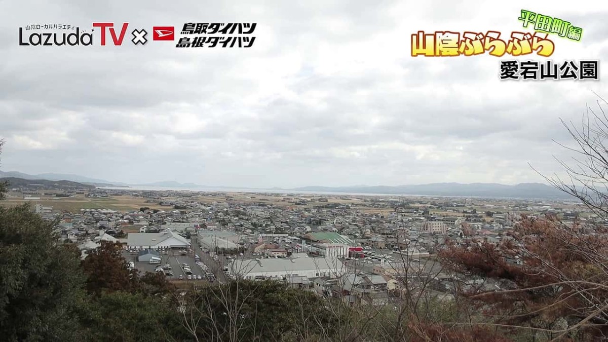 島根県出雲市にある『愛宕山公園』の展望台から見える景色