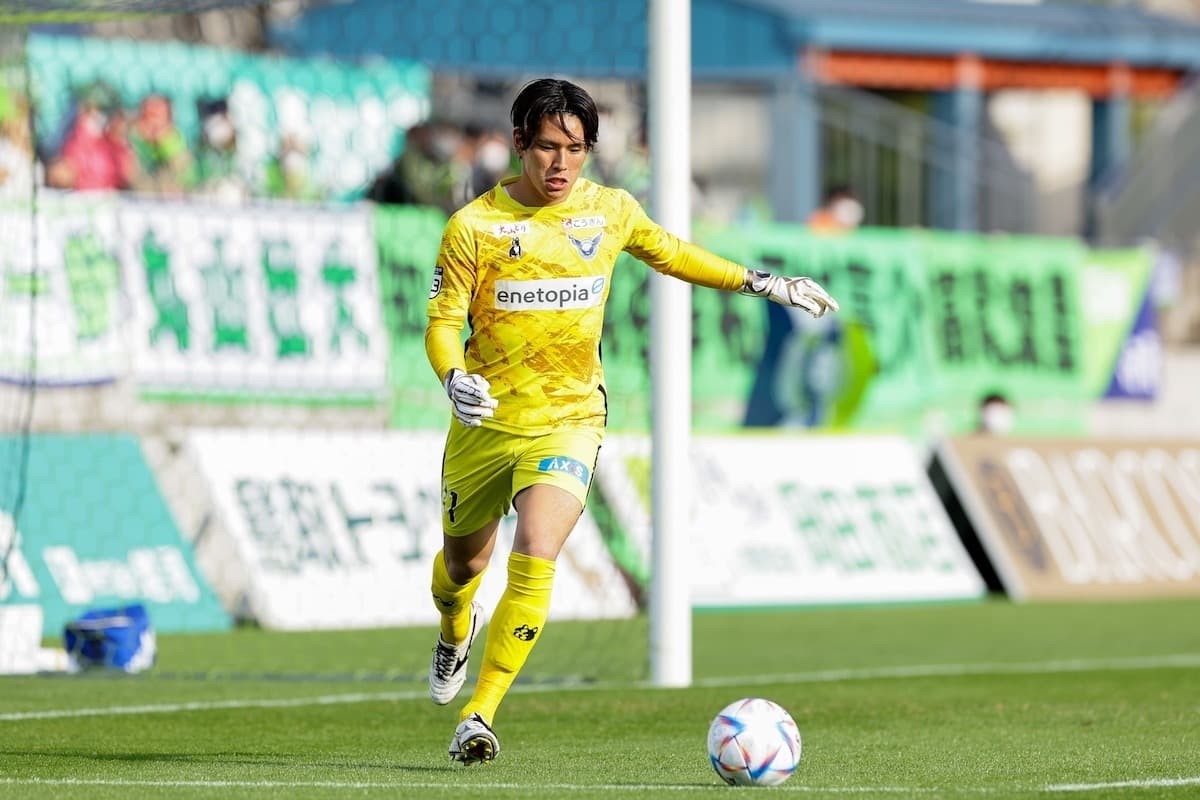 鳥取県のプロサッカークラブ「ガイナーレ鳥取」の試合風景