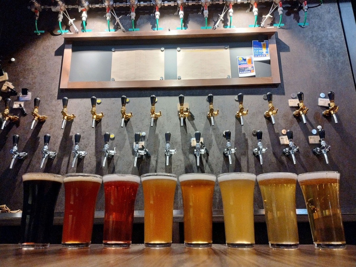島根県松江市にオープンした『クラフトビールパラダイス』で提供されるクラフトビール