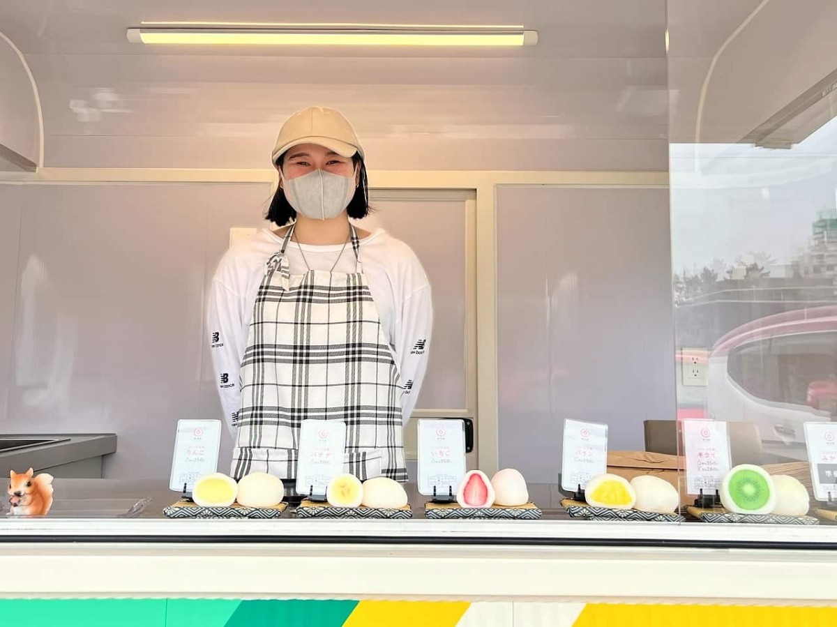 鳥取県米子市にオープンしたフルーツ大福専門のキッチンカー『果包庵』