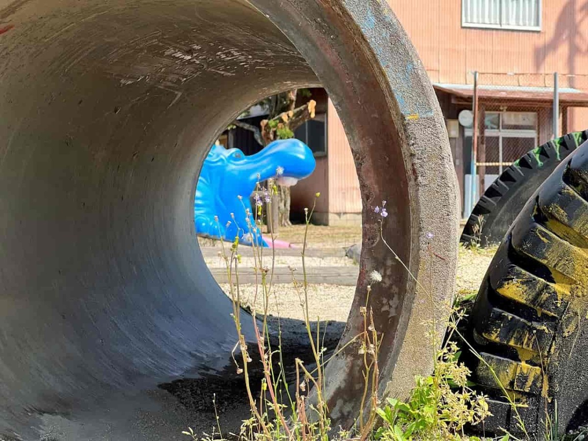 鳥取県米子市にある『橋本遊園地』の様子