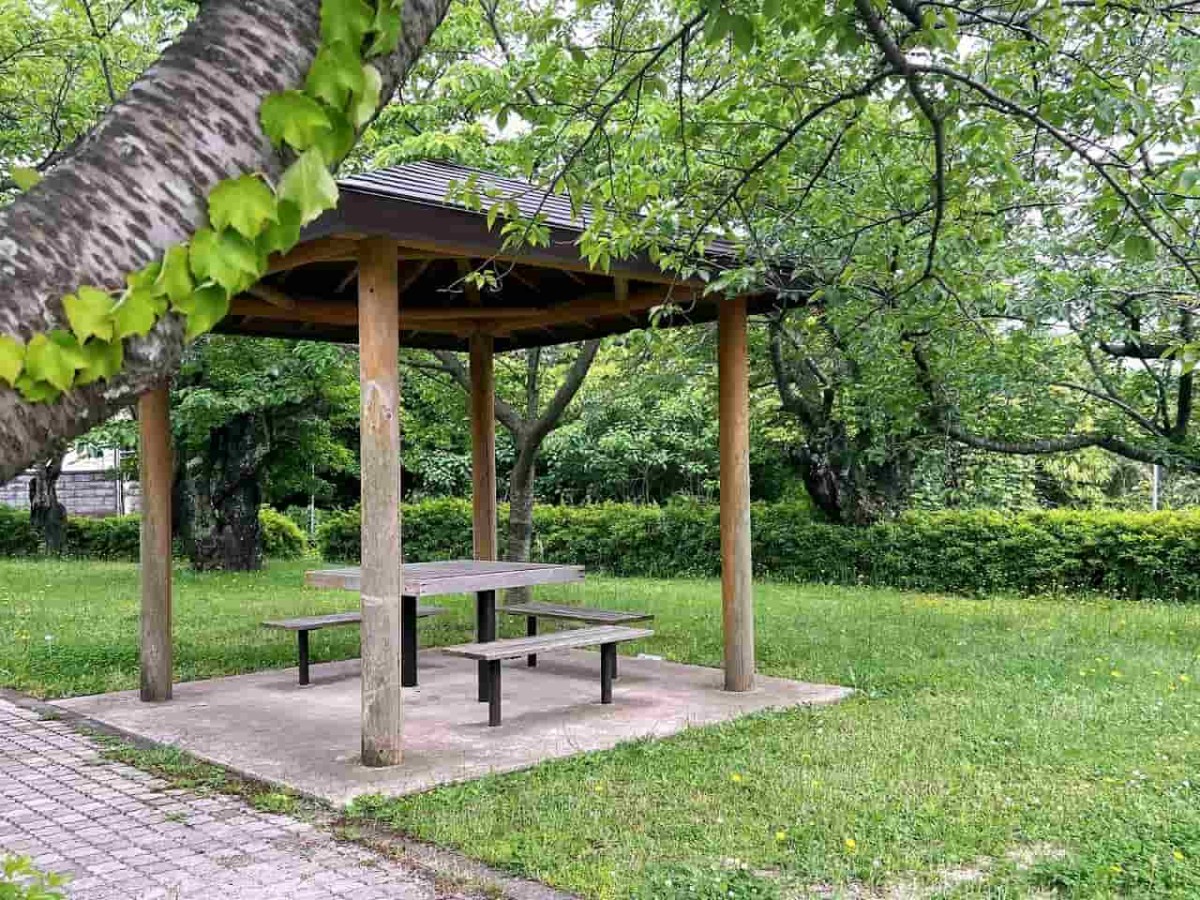 鳥取県大山町にある『名和公園』の様子