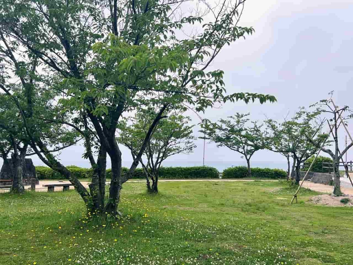 鳥取県大山町にある『名和公園』の様子