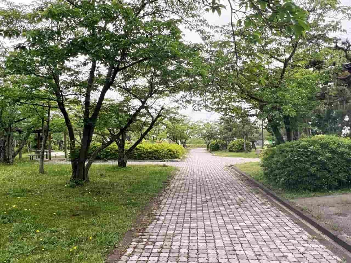 鳥取県大山町にある『名和公園』の様子