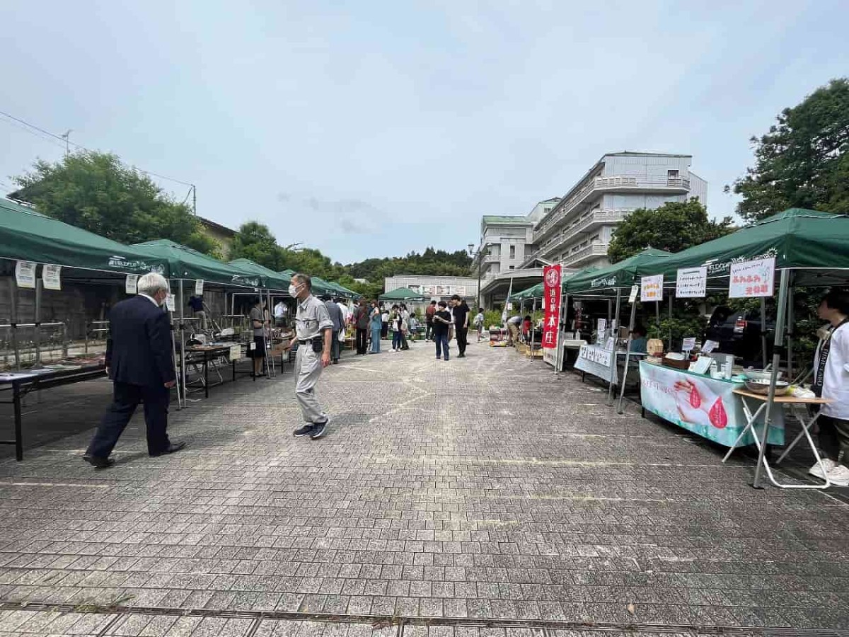 島根県松江市の玉造温泉街で開催している「玉造温泉ワクワク朝市」