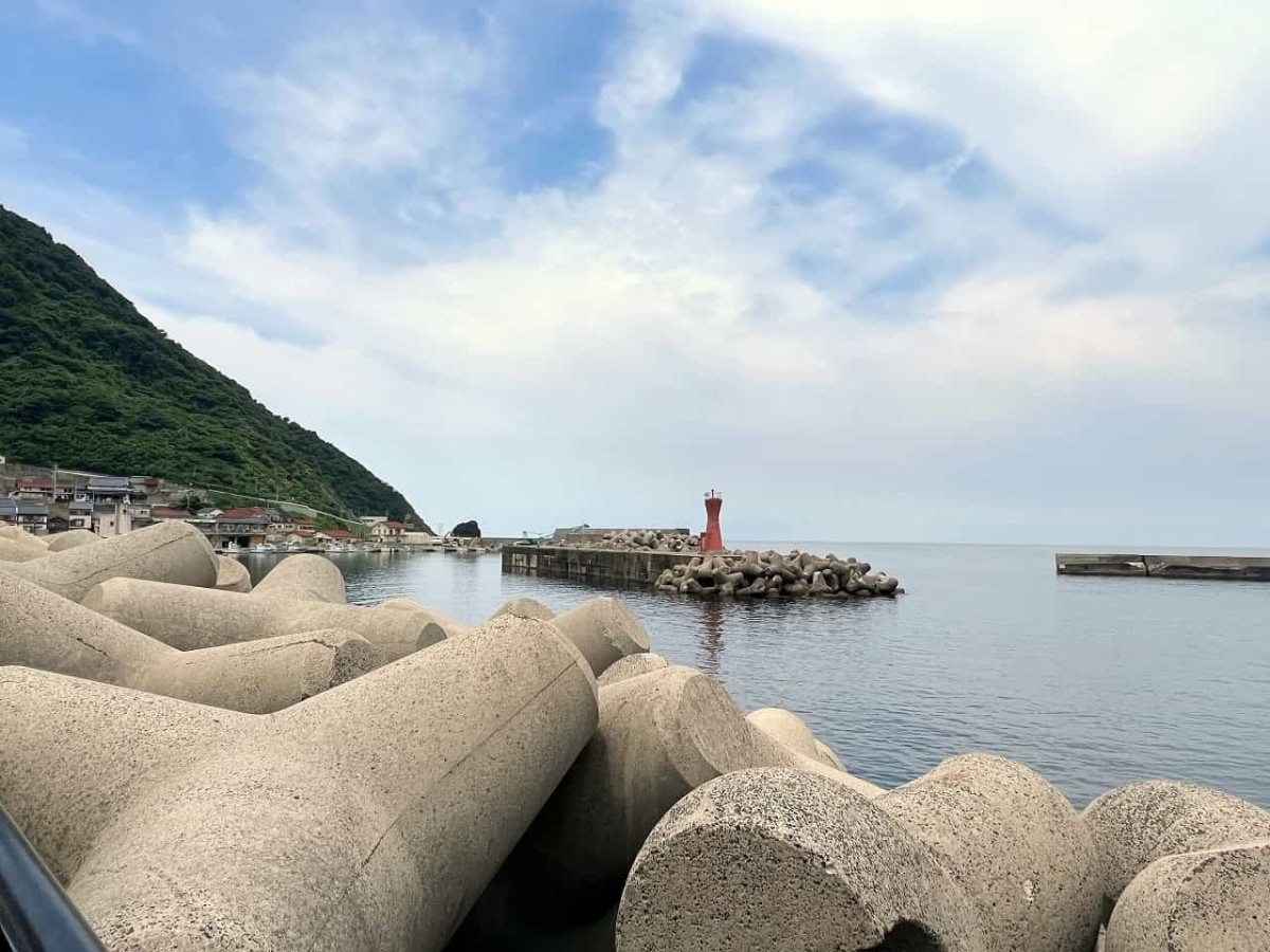 島根県出雲市にある『小伊津なぎさ公園』の様子