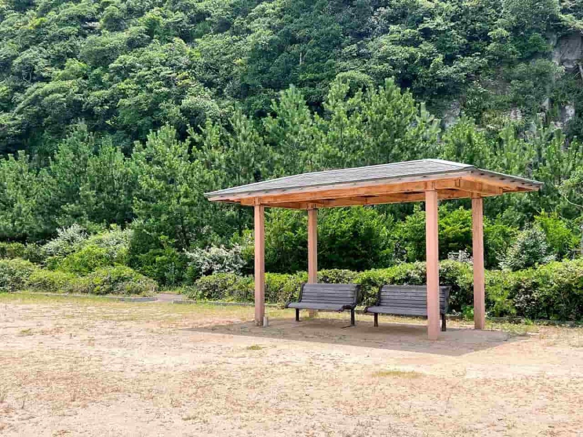 島根県出雲市にある『小伊津なぎさ公園』の様子