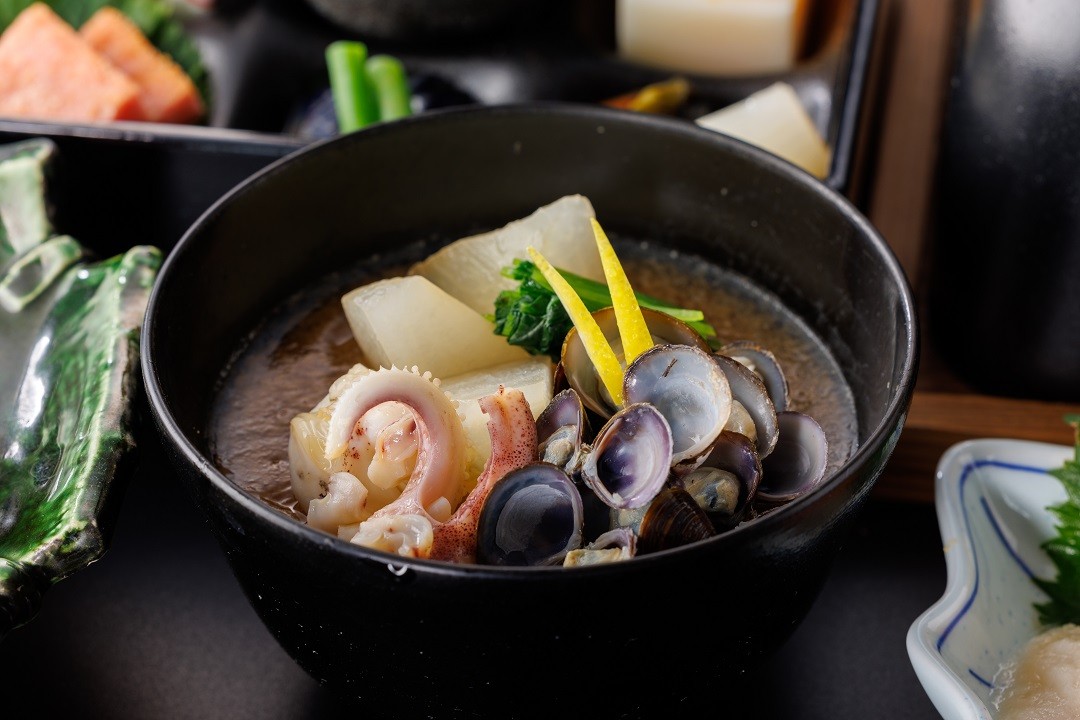鳥取県米子市の皆生温泉にある温泉宿『皆生風雅』の朝食メニュー